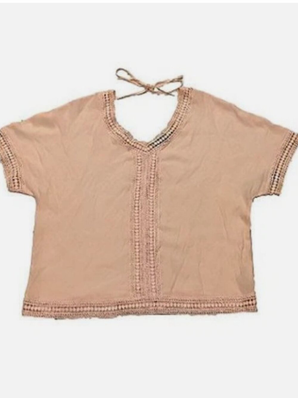 Fylo Women's Fashion Blouse (Size XL, Color Blush)